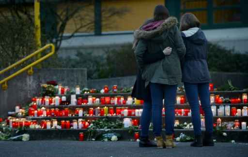 Homenagem às vítimas do acidente, em Haltern am See, Alemanha. Foto: Sascha Schuermann/AFP/ Homenagem às vítimas do acidente, em Haltern am See, Alemanha. Foto: Sascha Schuermann/AFP/