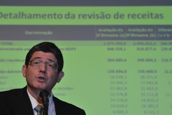 Ministro da Fazenda explica redução da meta de superávit primário para este ano. Foto: Marcello Casal Jr/Agência Brasil/ Ministro da Fazenda explica redução da meta de superávit primário para este ano. Foto: Marcello Casal Jr/Agência Brasil/