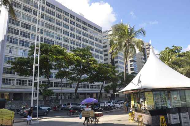 Edifício Acaiaca é point na Avenida Boa Viagem. Foto: Cristiane Silva/Esp. DP/DA Press