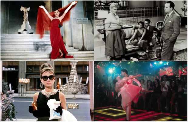 Cinderela em Paris, Moral em concordata, Bonequinha de luxo e Embalos de sábado à noite também ditaram moda. Fotos: Divulgação