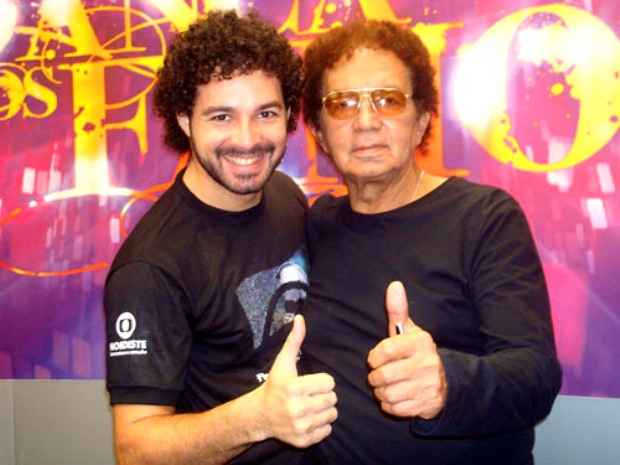 Roberto e Reginaldo Rossi seguiram ramos diferentes, mas ambos no campo artístico. Foto: TV Globo/Divulgação