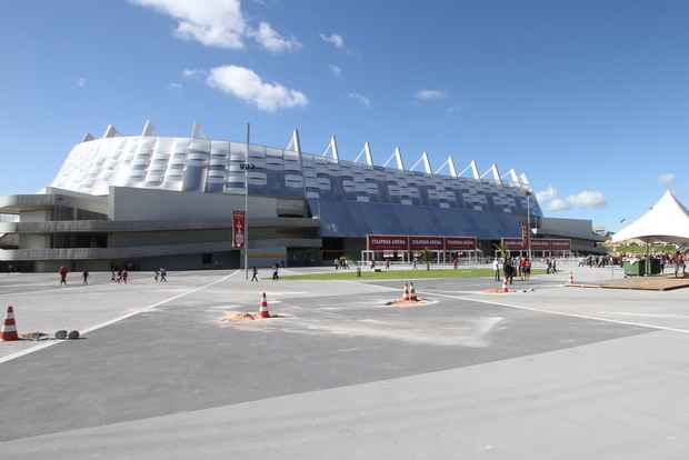 Estádio foi projetado para a Copa do Mundo de 2014 e fica na cidade de São Lourenço da Mata, no Grande Recife. Foto: Edvaldo Rodrigues/DP/D.A. Press/ Estádio foi projetado para a Copa do Mundo de 2014 e fica na cidade de São Lourenço da Mata, no Grande Recife. Foto: Edvaldo Rodrigues/DP/D.A. Press/