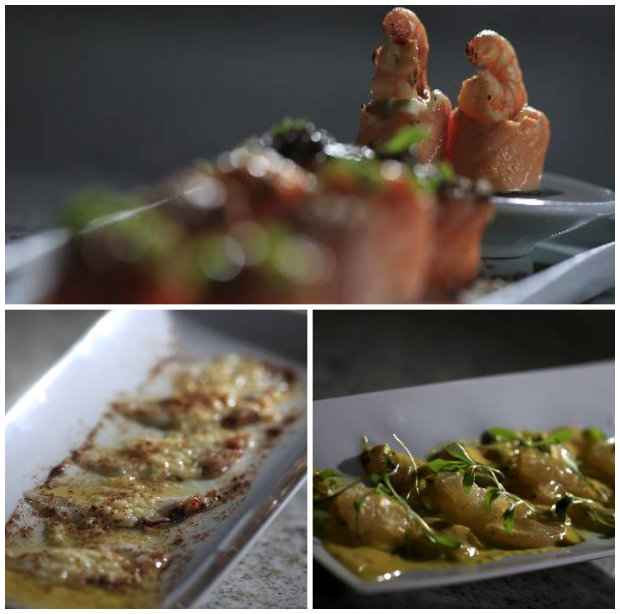 Sushis especiais ganham ares de tiraditos, como o Carpaccio de polvo e o Nazca