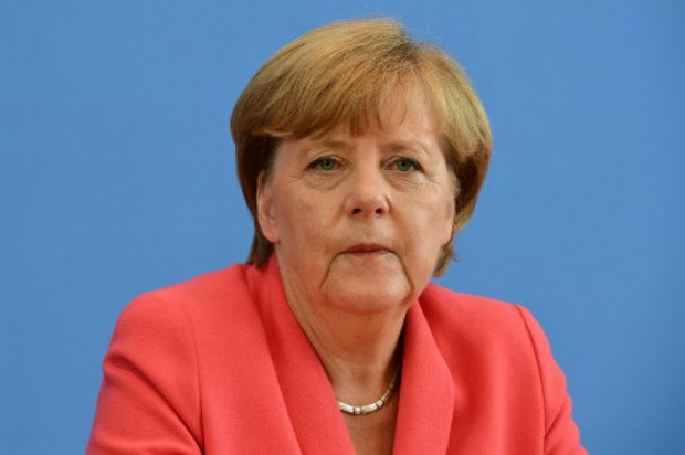 A chanceler alemã, Angela Merkel, participa de coletiva de imprensa, em Berlim, no dia 31 de agosto de 2015. Foto: AFP/John Macdougall./ A chanceler alemã, Angela Merkel, participa de coletiva de imprensa, em Berlim, no dia 31 de agosto de 2015. Foto: AFP/John Macdougall./