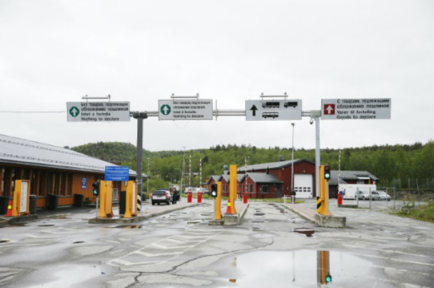 A passagem de Storskog, em Kirkenes, na fronteira entre Noruega e Rússia, no dia 6 de junho de 2013. Foto: AFP/Arquivos Cornelius Poppe./ A passagem de Storskog, em Kirkenes, na fronteira entre Noruega e Rússia, no dia 6 de junho de 2013. Foto: AFP/Arquivos Cornelius Poppe./