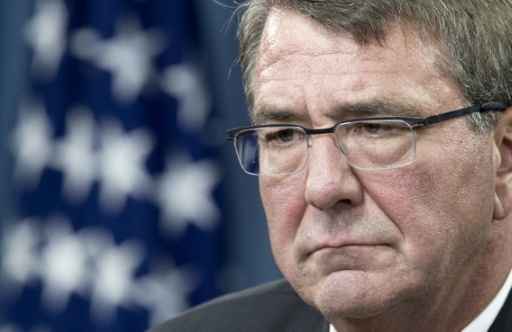 O chefe do Pentágono, Ashton Carter, durante entrevista coletiva em Washington, DC, no dia 20 de agosto de 2015. Foto: Paul J. Richards/AFP/ O chefe do Pentágono, Ashton Carter, durante entrevista coletiva em Washington, DC, no dia 20 de agosto de 2015. Foto: Paul J. Richards/AFP/