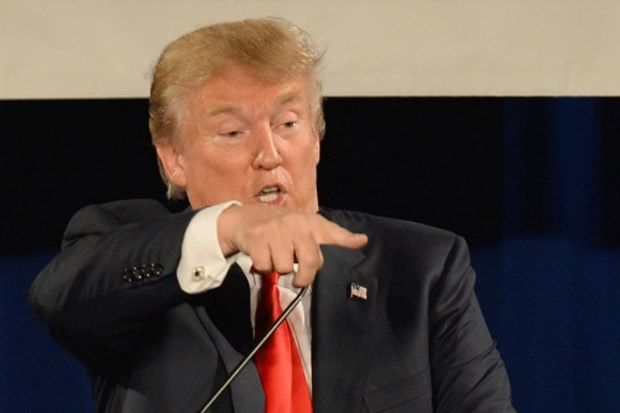 O magnata e líder da corrida entre os pré-candidatos republicanos à presidência, Donald Trump, em Nashville, no dia 29 de agosto de 2015. Foto: Jason Davis/Getty Images North America/AFP/Arquivos/