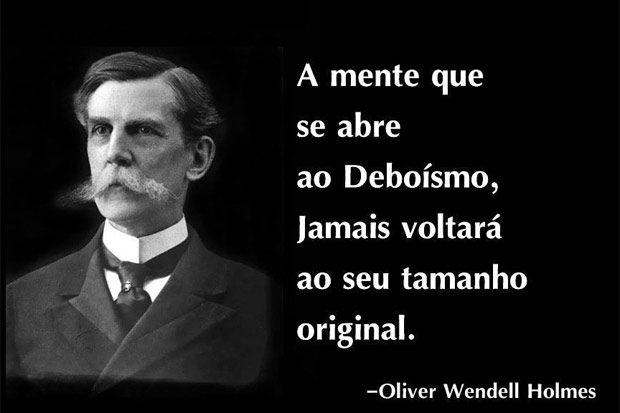 A página também compartilha "ensinamentos" sobre o Deboísmo. Foto: Facebook/Reprodução