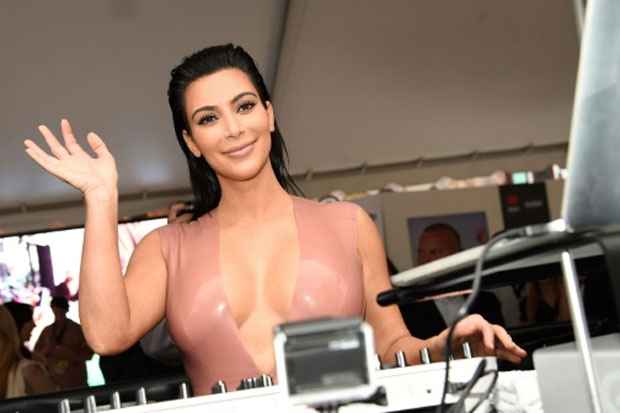 A socialite americana Kim Kardashian. Foto: Rick Diamond/Getty/AFP/ A socialite americana Kim Kardashian. Foto: Rick Diamond/Getty/AFP/