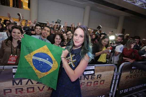 Kaya scodelario dá vida a Teresa, a "mocinha" do longa. Foto: Marcos Amaral/Divulgação/ Kaya scodelario dá vida a Teresa, a "mocinha" do longa. Foto: Marcos Amaral/Divulgação/