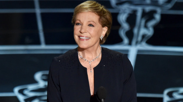 Julie Andrews foi homenageada na cerimônia do Oscar 2015. Foto: Oscar/Divulgação