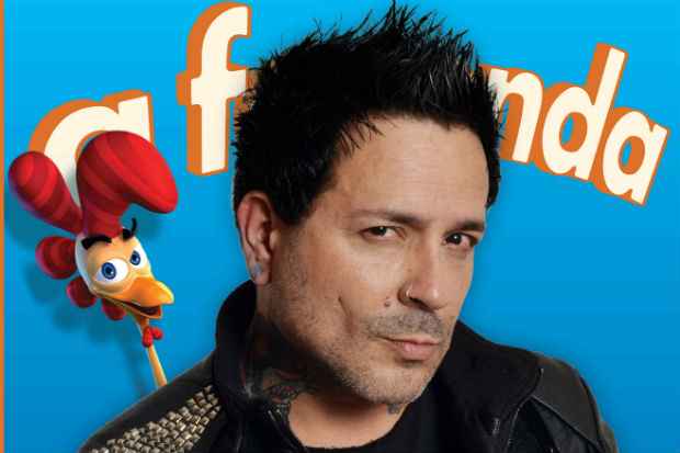 Edu K fez fama nos anos 1980 e 1990 como vocalista do DeFalla. Foto: Record/Divulgação/ Edu K fez fama nos anos 1980 e 1990 como vocalista do DeFalla. Foto: Record/Divulgação/