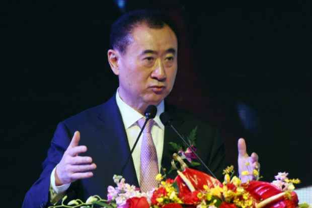 Wang Jianlin destronanou Jack Ma, fundador do gigante chinês do e-commerce Alibaba. Foto: AFP Greg Baker/