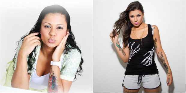 Antes e depois da MC Marcelly: funkeira mudou estilo de vida e emagreceu 11kg para enfrentar a rotina de shows. Foto: Reprodução/Facebook/ Antes e depois da MC Marcelly: funkeira mudou estilo de vida e emagreceu 11kg para enfrentar a rotina de shows. Foto: Reprodução/Facebook/