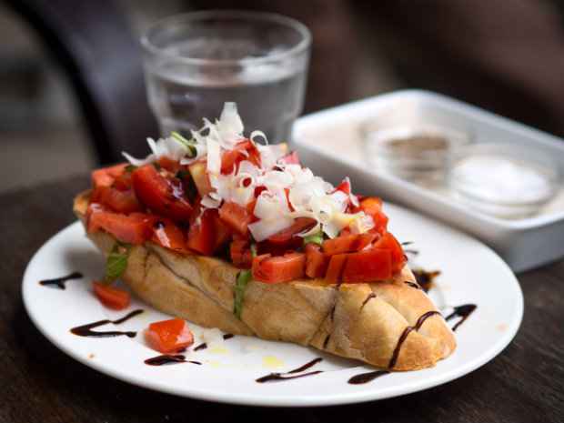 Bruschetta é destaque na Estação Quatro Cantos. Foto: Fliporto/Divulgação