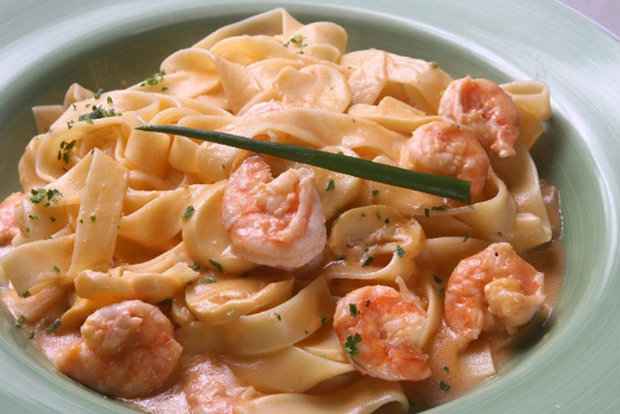 Trattoria Don Francesco deixa o bacalhau de lado e investe no camarão. Foto: Fliporto/Divulgação