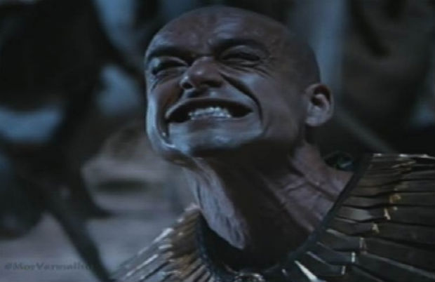 Ramsés fica desolado ao testemunhar os efeitos do castigo divino. Foto: Record/Divulgação/Foto: Record/Divulgação