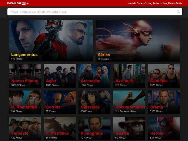 Site exibia filmes e séries antes mesmo da estreia oficial no país. Foto: Reprodução/internet/ Site exibia filmes e séries antes mesmo da estreia oficial no país. Foto: Reprodução/internet/