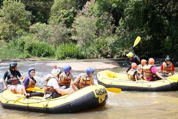 Rafting é uma das opções mais procuradas. Foto: Proxima Aventura Canoar/Divulgação