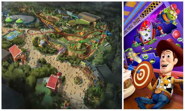 Hollywood Studios vai ganhar também o "quintal do Andy", com a turma do Toy Story. Vai ter até uma montanha-russa do cãozinho metálico