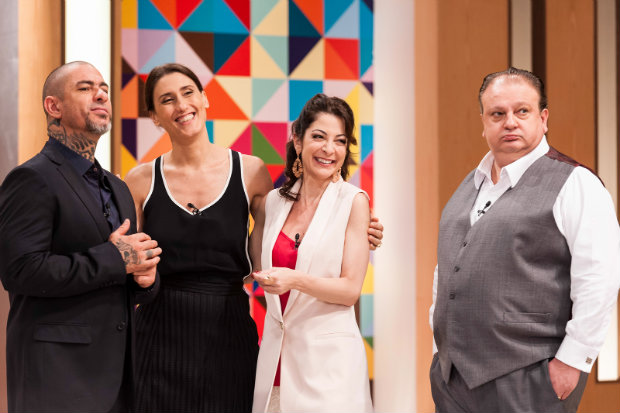 Trio de chefs esteve bem mais light, agindo mais como pais do que como professores. Ana Paula Padrão esteve muito mais solta do que nas edições adultas