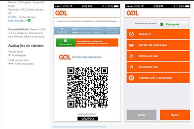 O aplicativo foi lançado em 2010 e oferece diversos serviços com objetivo de tornar a viagem dos clientes ainda mais dinâmica. Foto: Panrotas/Reprodução: Internet/ O aplicativo foi lançado em 2010 e oferece diversos serviços com objetivo de tornar a viagem dos clientes ainda mais dinâmica. Foto: Panrotas/Reprodução: Internet/