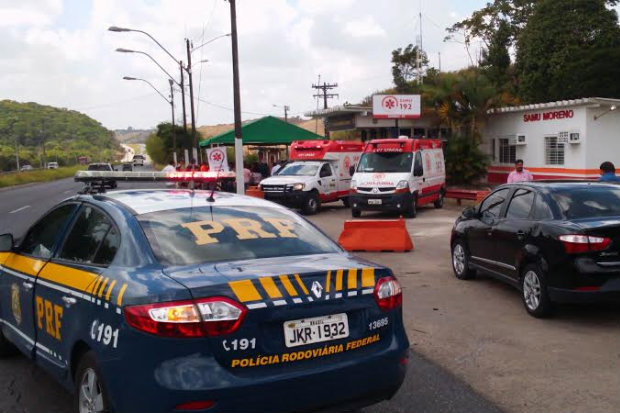 O posto foi reaberto às margens da BR-232, em Moreno. Foto: PRF/Divulgação/ O posto foi reaberto às margens da BR-232, em Moreno. Foto: PRF/Divulgação/
