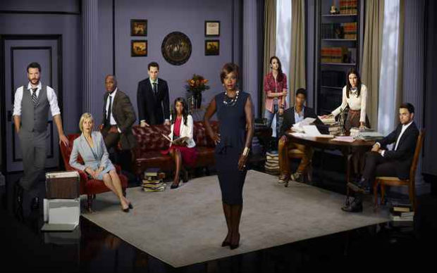 Elenco principal de "How to get away with murder". Foto: Sony/Divulgação