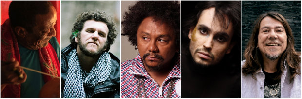 Naná, Otto, Chico César, Johnny Hooker e Lenine estão entre os convidados de Forró. Fotos: Divulgação/ Naná, Otto, Chico César, Johnny Hooker e Lenine estão entre os convidados de Forró. Fotos: Divulgação/