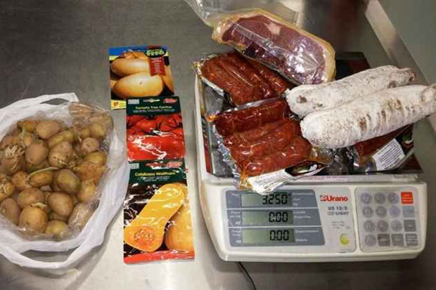 Embutidos, como salame e presunto, estão entre as principais apreensões no Brasil. Foto: Gustavo Moreno/CB/D.A. Press