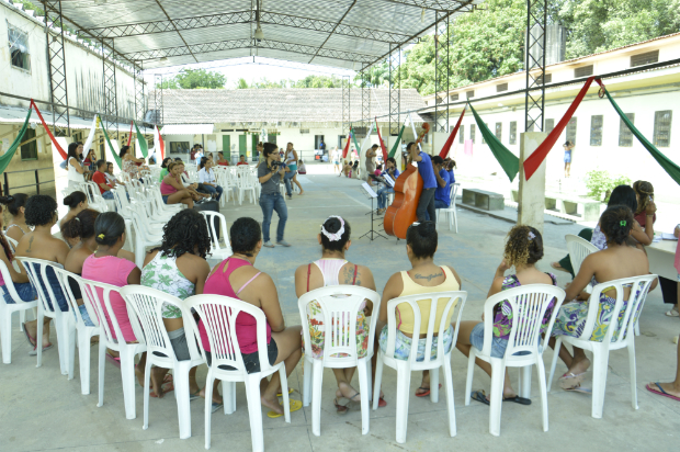 Ações de inclusão social aportam na Colônia Penal do Recife como parte do processo de ressocialização. Foto: Fernando Portto/Seres/Cortesia/ Ações de inclusão social aportam na Colônia Penal do Recife como parte do processo de ressocialização. Foto: Fernando Portto/Seres/Cortesia/
