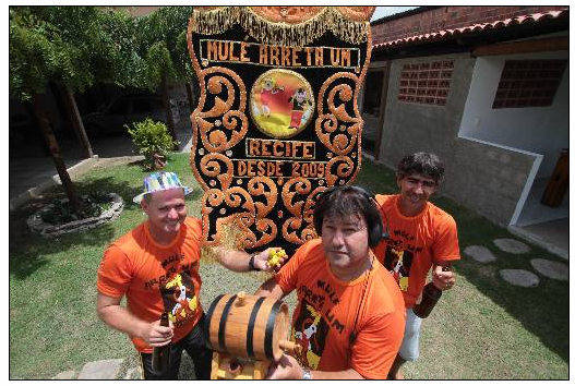 Bloco Mulher Arreta Um prop&otilde;e brincadeira com desentendimentos entre g&ecirc;neros. Foto: Annaclarice Almeida/DP/