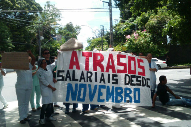 Profissionais de saúde que atuam no Hospital Maria Lucinda voltam a se mobilizar nesta quarta-feira. Foto: Divulgação/ Profissionais de saúde que atuam no Hospital Maria Lucinda voltam a se mobilizar nesta quarta-feira. Foto: Divulgação/