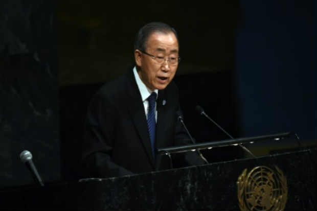 O secretário-geral da ONU, Ban Ki-moon, em Nova York, no dia 27 de janeiro de 2016. Foto: Jewel Samad/Arquivo/AFP/