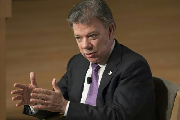 O presidente colombiano, Juan Manuel Santos, em Washington, DC, no dia 3 de fevereiro de 2016. Foto: Saul Loeb/AFP/ O presidente colombiano, Juan Manuel Santos, em Washington, DC, no dia 3 de fevereiro de 2016. Foto: Saul Loeb/AFP/