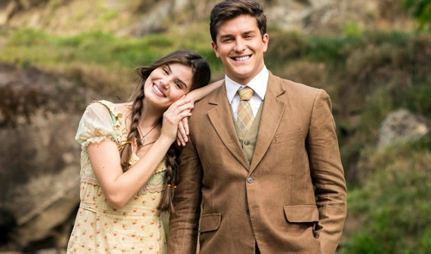 Camila Queiroz e Klebber Toledo vivem Mafalda e Romeu - Foto: TV Globo/Divulgação