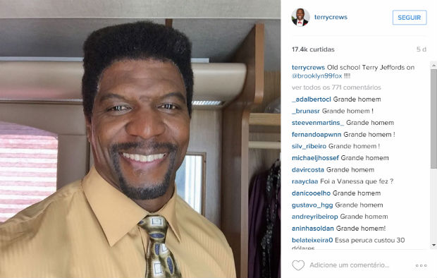 Terry Crews, que interpretava o pai da família, é relembrado constantemente que é um %u201Cgrande homem%u201D. Foto: Instagram/Reprodução