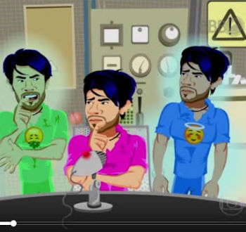 Postura do brother foi ironizada. Globo/reprodução