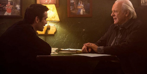 Colin Farrell e Anthony Hopkins em cena de Presságios de um Crime. Foto: Divulgação/