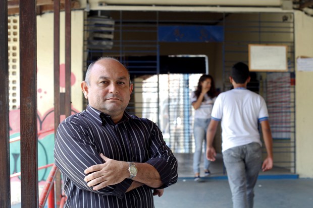 Ederval ensina em Moreno desde o início deste ano letivo. Foto: Rodrigo Silva/Esp. DP/DA Press