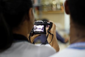 Para o professor, a produção de curtas estimula o conhecimento. Foto: Rodrigo Silva/Esp. DP/DA Press