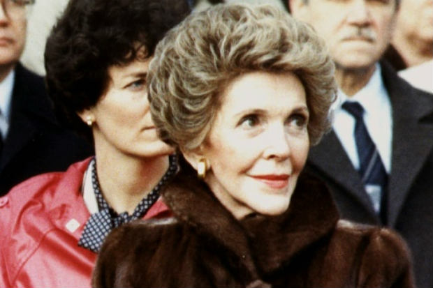 A ex-primeira-dama americana Nancy Reagan &eacute; vista em 8 de dezembro de 1987. Foto: AFP/Arquivos MIKE SARGENT/