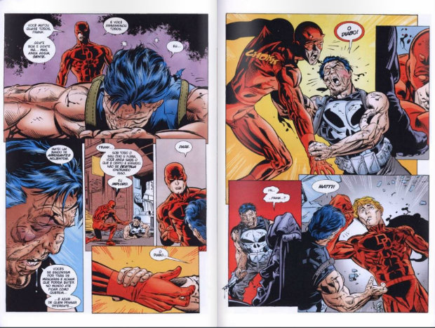 Justiceiro tem um passado com Demolidor. Crédito: Marvel/Reprodução/