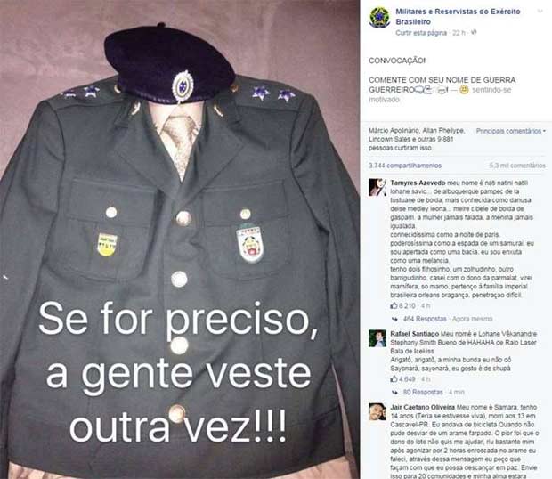 Foto: Facebook/Reprodução/ Foto: Facebook/Reprodução/