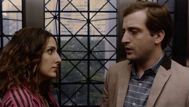 Ex-namorados, Clarice e Gregório estrelam o filme "Desculpe o transtorno". Foto: Gullane/Divulgação