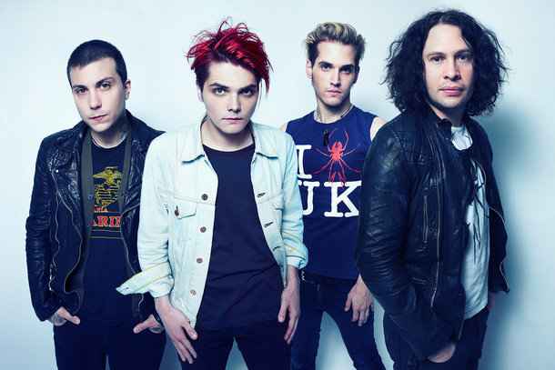 Imersos em projetos pessoais, Frank Iero, Mikey Way, Ray Toro e Gerard Way pareciam longe de se reunir novamente. Foto: Divulgação/ Imersos em projetos pessoais, Frank Iero, Mikey Way, Ray Toro e Gerard Way pareciam longe de se reunir novamente. Foto: Divulgação/