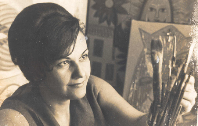 Obra da artista obra contempla artes plásticas e literatura. Foto: Arquivo Instituto Ladjane Bandeira