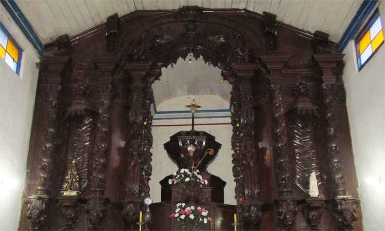 Mas acervo valioso, como o altar da Capela de São Bento, continua desaparecido. Foto: Leandro Gonçalves de Rezende/Arquivo pessoal/Divulgação