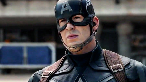 Chris Evans interpreta o Capitão América pela quinta vez em Guerra Civil. Foto: Disney/Marvel/Reprodução/ Chris Evans interpreta o Capitão América pela quinta vez em Guerra Civil. Foto: Disney/Marvel/Reprodução/