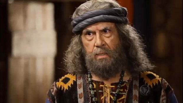 Jetro é interpretado por Paulo Figueiredo. Foto: Record/Divulgação